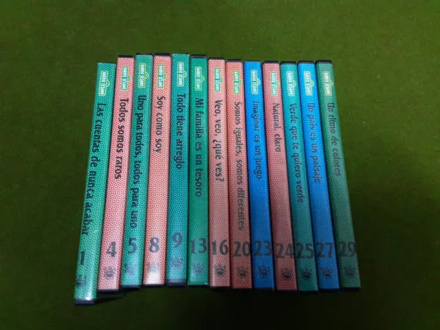 Lote 13 DVD Barrio Sésamo