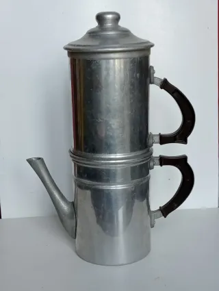 Caffettiera Napoletana Alluminio Antica.