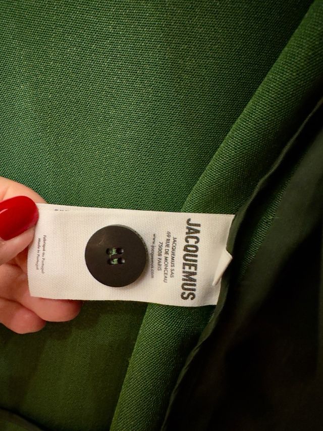 Chaqueta Jacquemus Verde Mujer