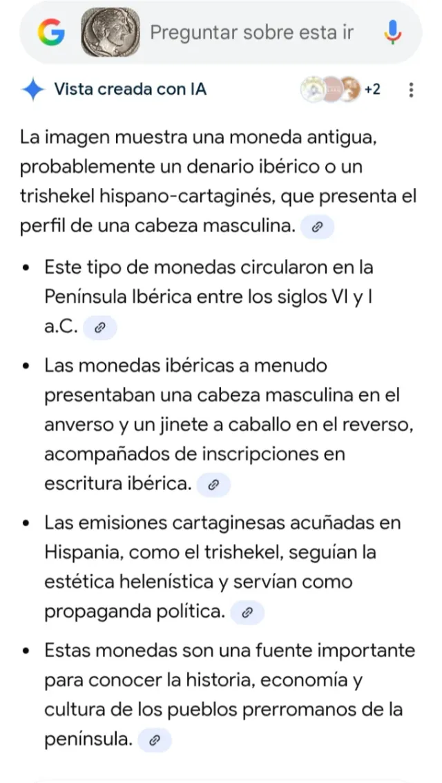 Vecchia moneta d'argento