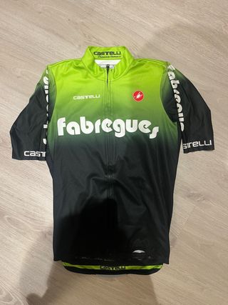 Maillot Castelli Fabregues Verde y Negro