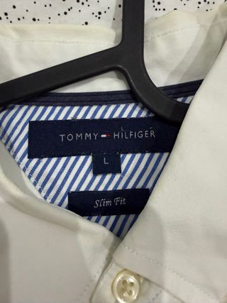 Camicia Tommy Hilfiger Uomo L Bianca