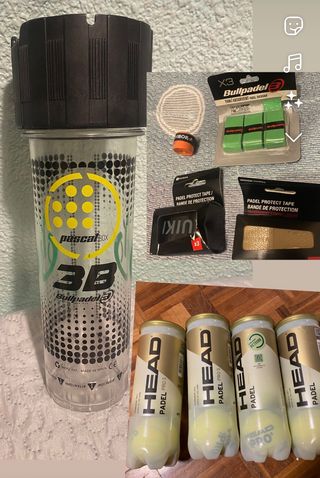 PRESURIZADOR BULL PADEL GRiPS VÍBORA PELOTAS HEAD