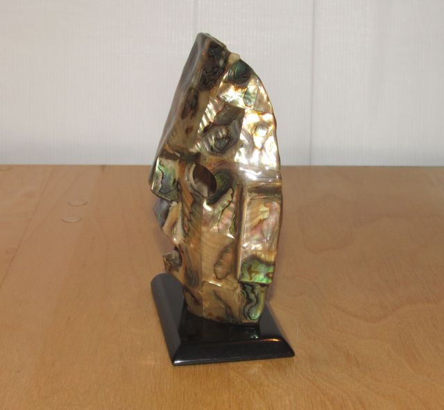 Máscara maya funeraria mexicana México abulón