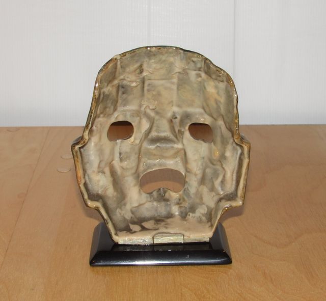 Máscara maya funeraria mexicana México abulón