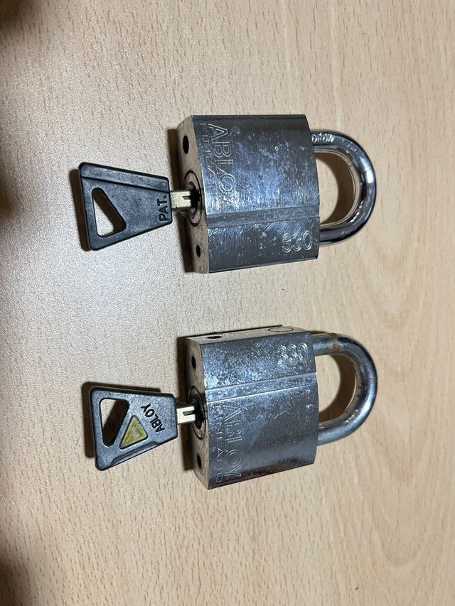 2 Candados ABLOY 330 con Llave