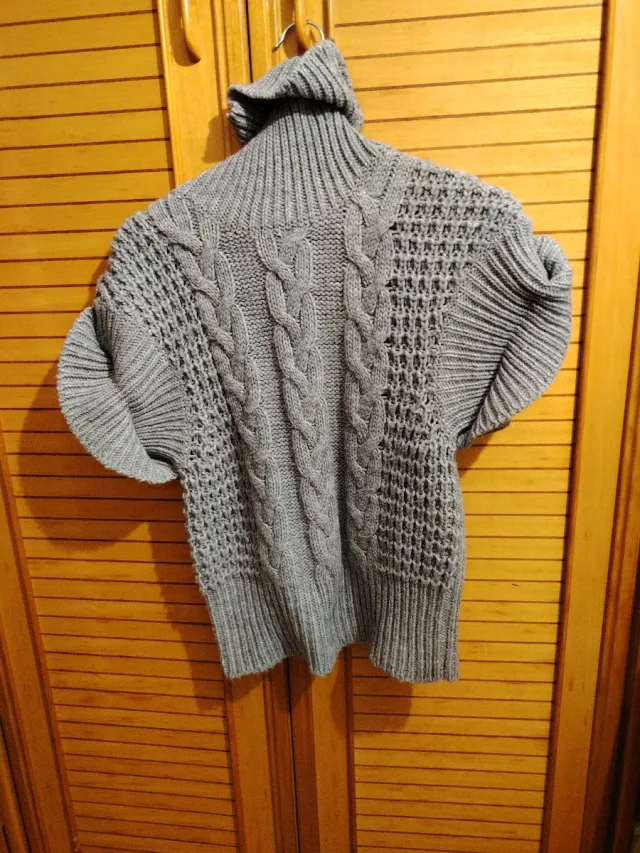 Jersey de punto mujer cuello alto