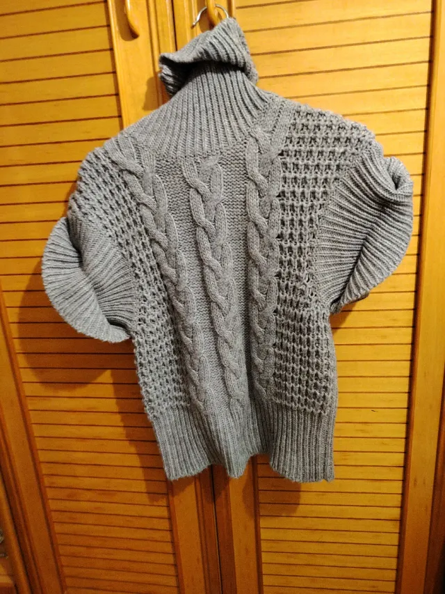 Jersey de punto mujer cuello alto