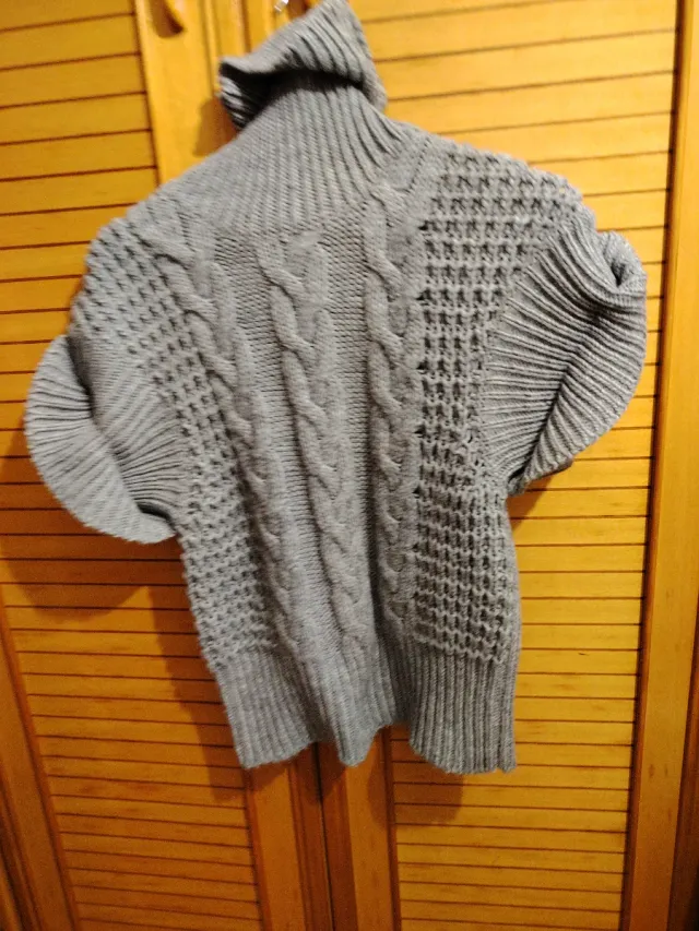 Jersey de punto mujer cuello alto