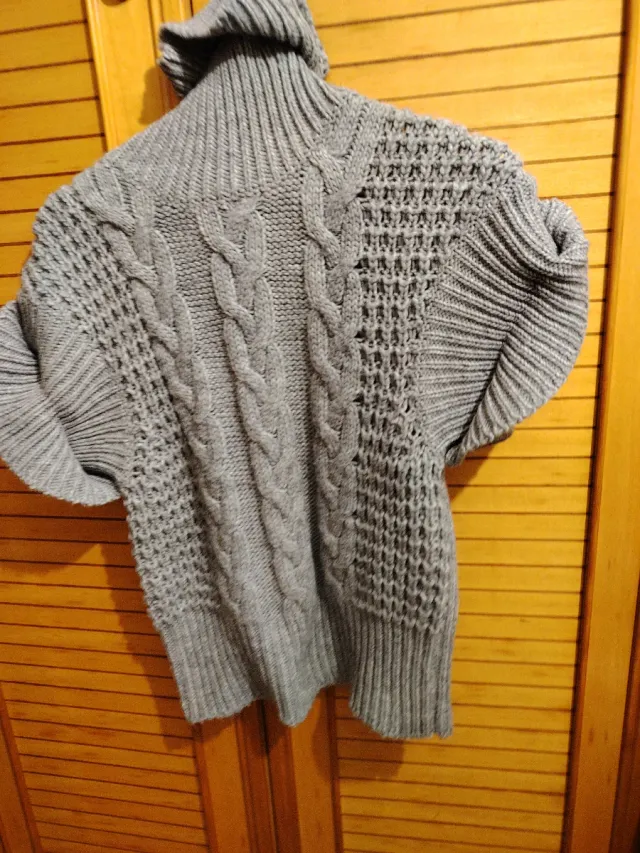 Jersey de punto mujer cuello alto