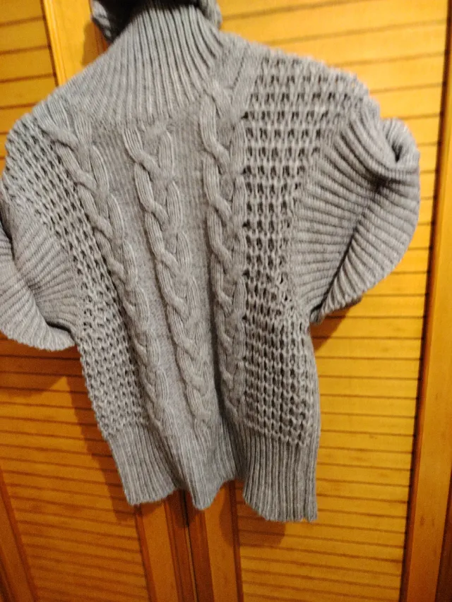 Jersey de punto mujer cuello alto