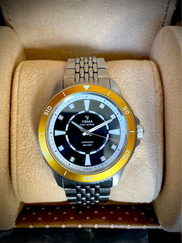Reloj YEMA Sous Marine Automático FULL SET, GARANT