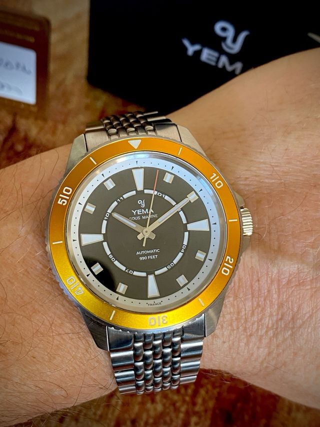 Reloj YEMA Sous Marine Automático FULL SET, GARANT