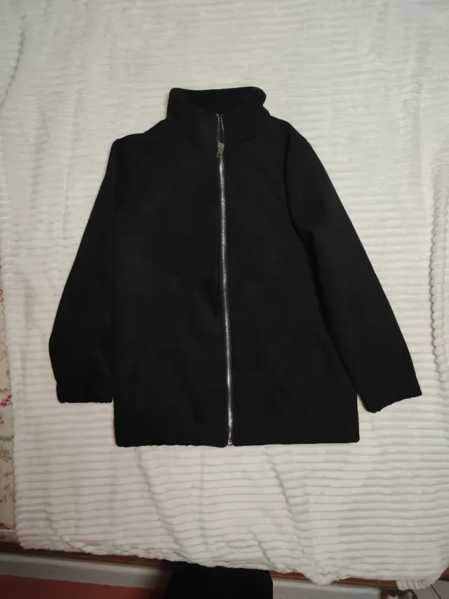 Abrigo Desigual Negro Talla XL