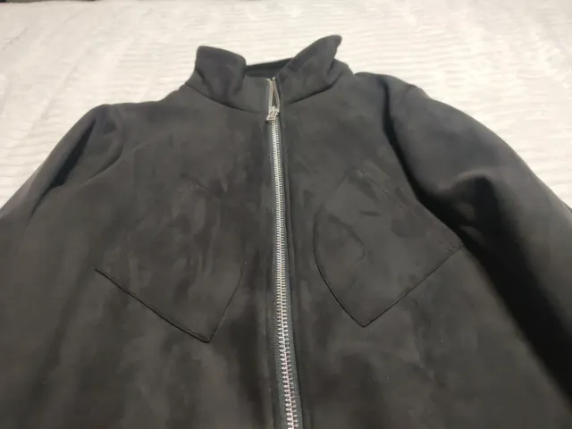 Abrigo Desigual Negro Talla XL