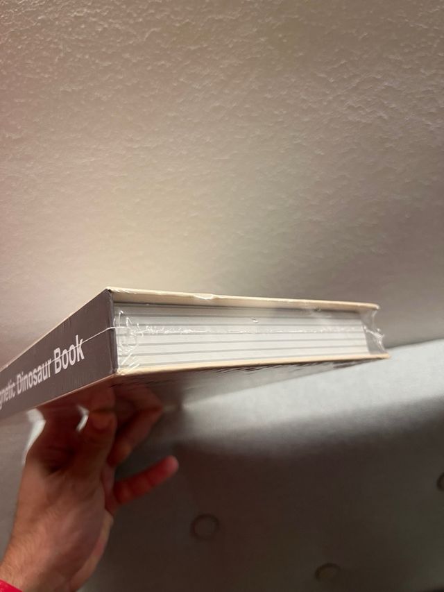 Cajita para juego de fichas y dinosaurios.