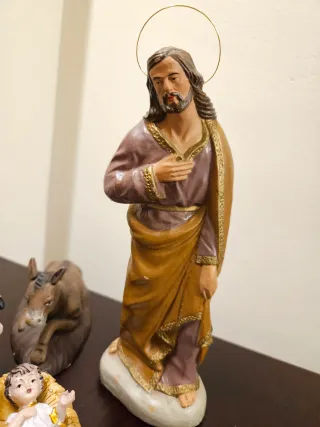 Antiguo Nacimiento Belén Terracota