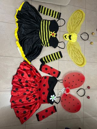 Disfraz Mariquita y Abeja Talla Única