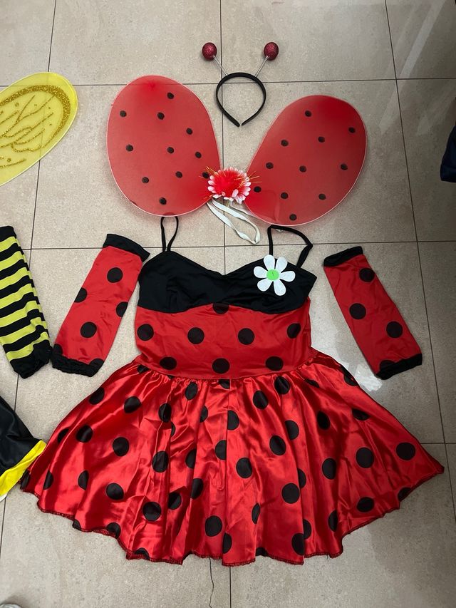 Disfraz Mariquita y Abeja Talla Única