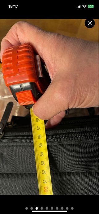 Maleta de cabina Nike negra