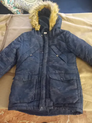 Abrigo niño azul para 14 años