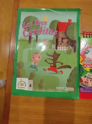 Lote cuento de los tres cerditos y "Busca"