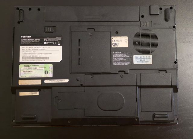 Portátil Toshiba Satellite A110-180