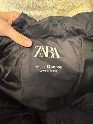 Chaleco acolchado Zara Talla 11-12