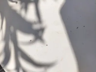 Mesa auxiliar redonda blanca Ikea