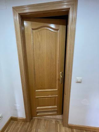 3 Puertas Interiores Madera Roble