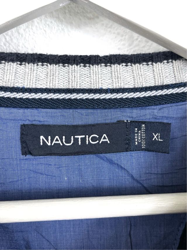 Maglione Nautica Classico in Punto Trenzato Blu Marina