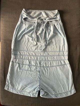 Mono corto tejano azul claro