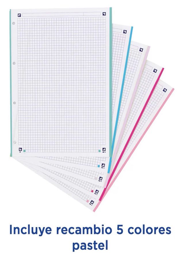 Archivador Oxford A4+ Tapa Dura 4 Anillas