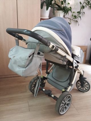 pac : carrito de bebé 3•1, bañera , andador y más