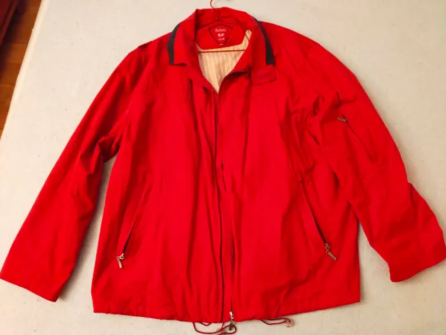 Chaqueta Hombre Talla Grande Roja marca Schell