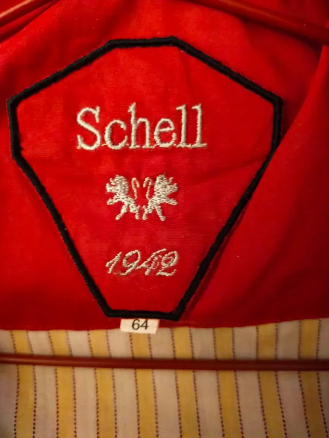 Chaqueta Hombre Talla Grande Roja marca Schell