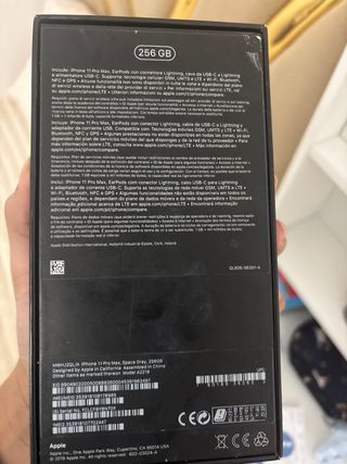 Caja iPhone Apple Negra/Gris