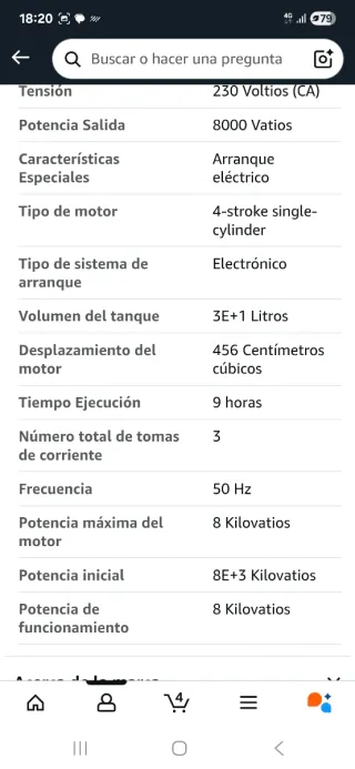 Generador Goodyear 8.000W Gasolina