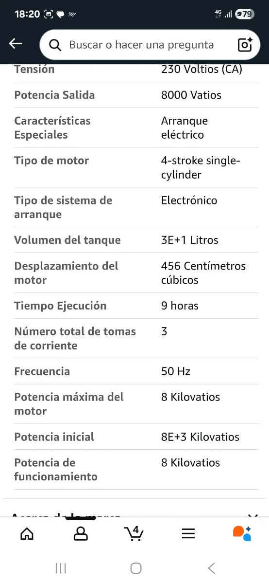 Generador Goodyear 8.000W Gasolina
