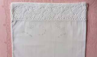 Juego de cama bordado de algodón