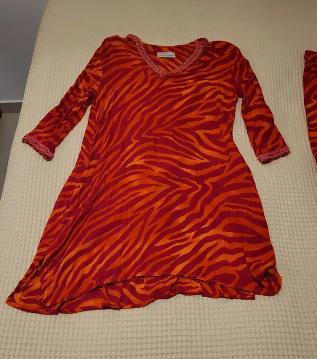 Conjunto Lola Casademunt estampado cebra