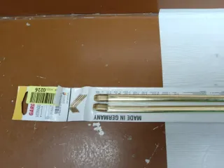 GARDINIA Barre per Tende in Alluminio Bronzo 60cm