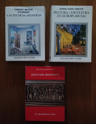 10€ x libro. Manual Arte. Cátedra.