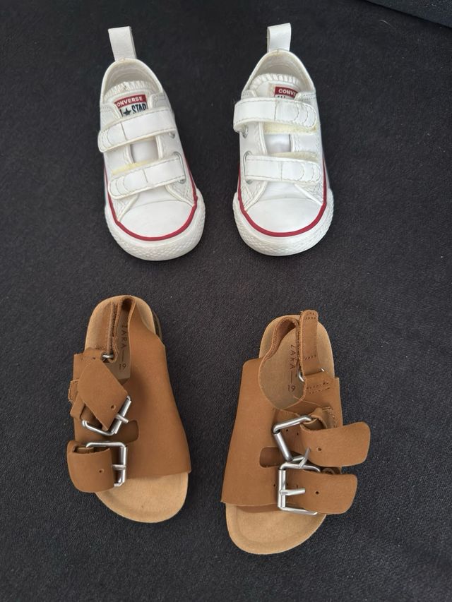 Zapatos y sandalias infantiles como nuevos