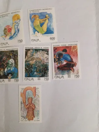Lotto 6 Francobolli Italiani 1994