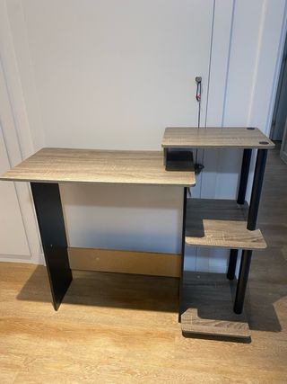 Escritorio moderno madera y metal