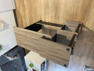 Escritorio moderno madera y metal