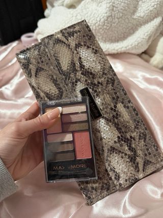 Estuche de maquillaje con sombras y coloretes