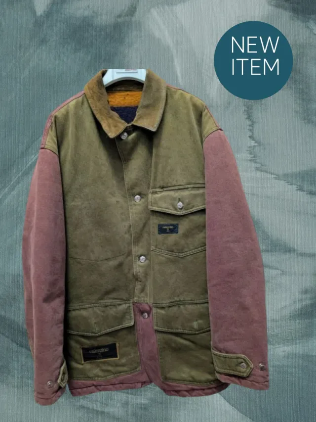 Valentino Giacca Worker Verde Oliva