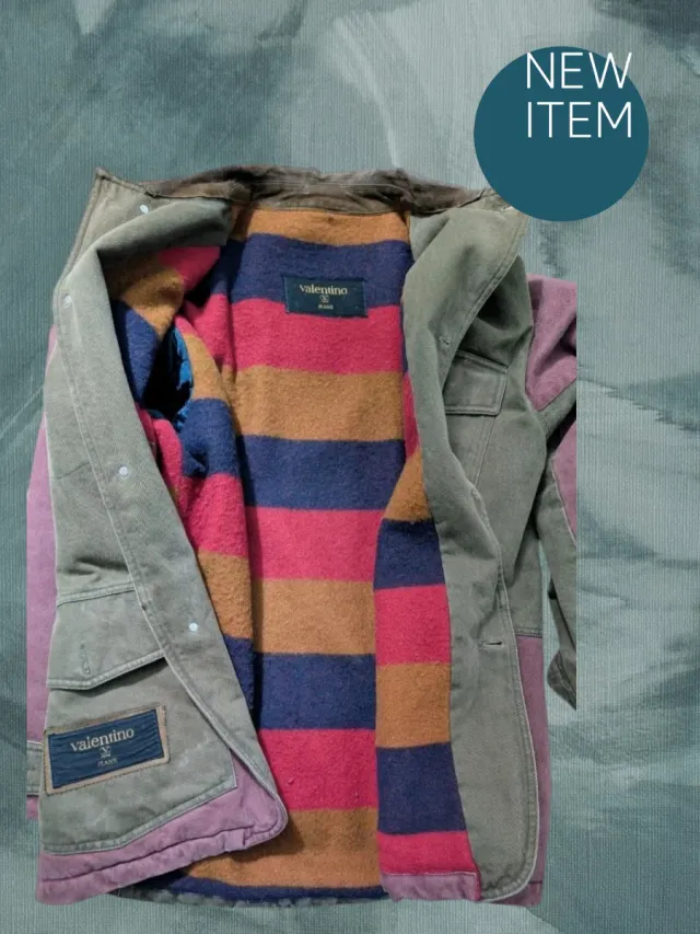 Valentino Giacca Worker Verde Oliva